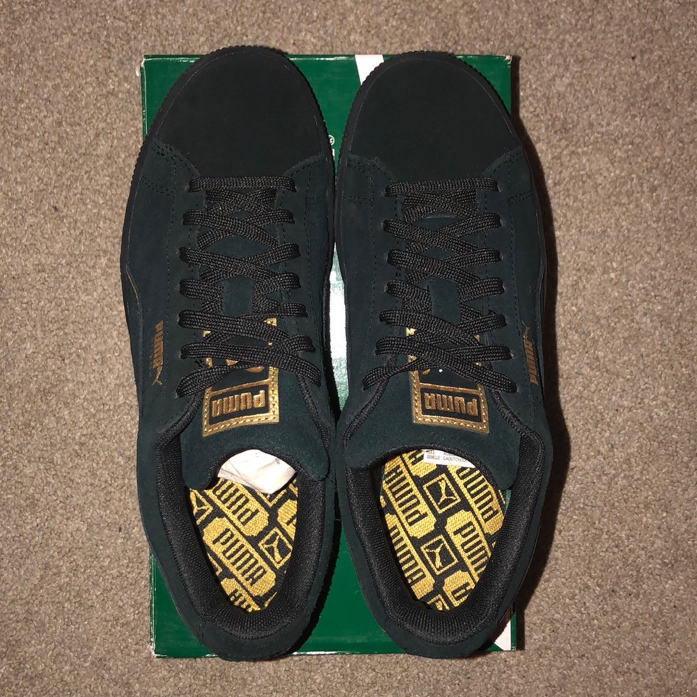 black & gold pumas